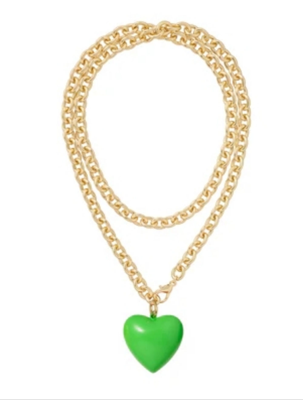 Roxanne Assoulin The Big Puffy Heart Charm Necklace